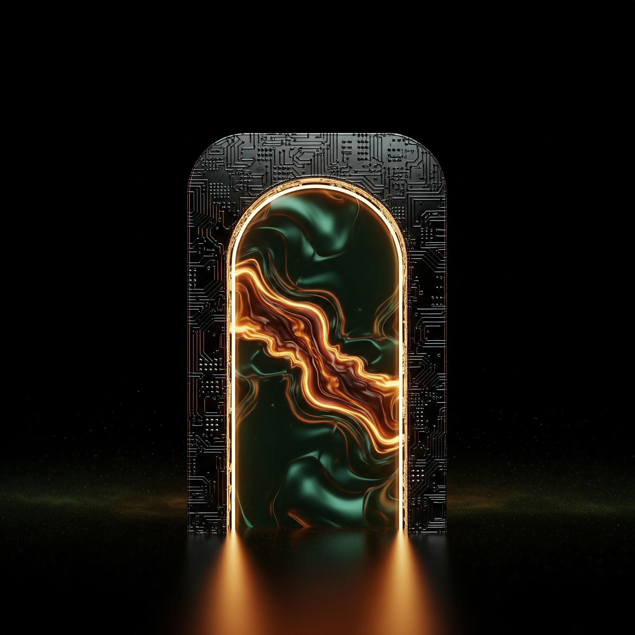 An example of Orange Pill artwork